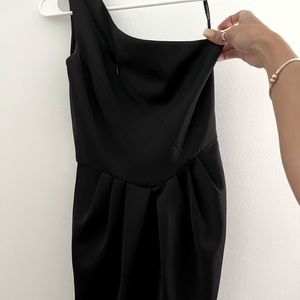 Express dress One shoulder mini black dress